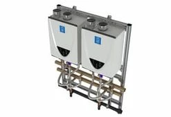 Cheapest ✔️ State 398 MBH Indoor Natural Gas Tankless Wall Mount Rack System ✔️