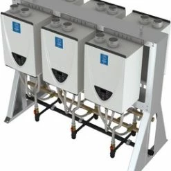 Best Pirce 🎁 State 1994 MBH Indoor Natural Gas Tankless Free Standing Back-to-Back Rack System 🧨